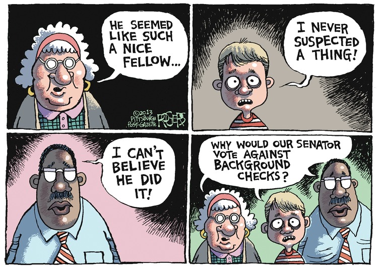 Rob Rogers Comic Strip for April 21, 2013 