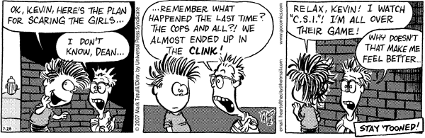 Heart of the City Comic Strip for July 28, 2007 