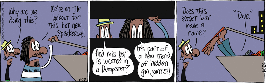 The Knight Life Comic Strip for June 29, 2009 