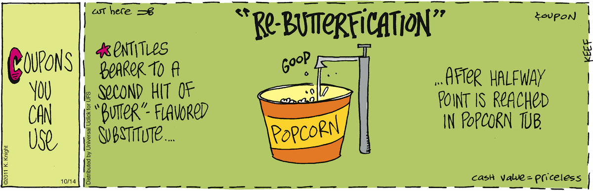 The Knight Life Comic Strip for October 14, 2011 