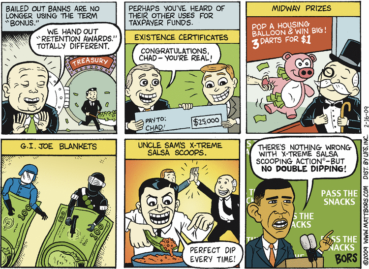 Matt Bors Comic Strip for February 16, 2009 