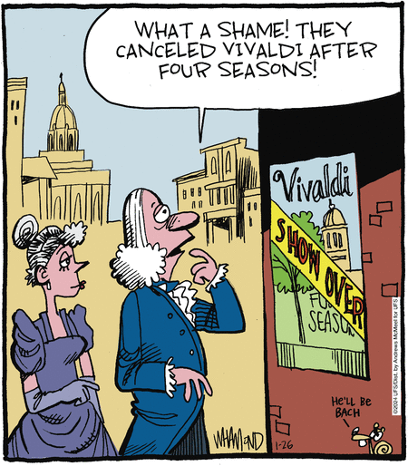 Reality Check Comic Strip for January 26, 2024 