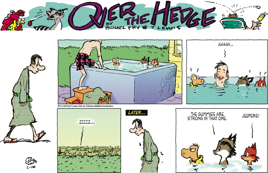 Over the Hedge Comic Strip for February 16, 2025 