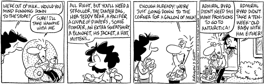 Baby Blues Comic Strip for November 11, 1995 
