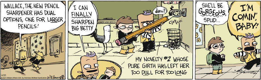 Wallace the Brave Comic Strip for April 20, 2021 