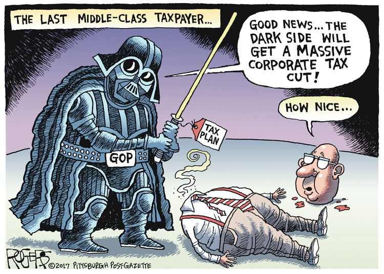 Rob Rogers Comic Strip for December 19, 2017 