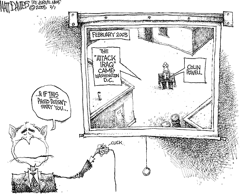 Matt Davies Comic Strip for February 06, 2003 