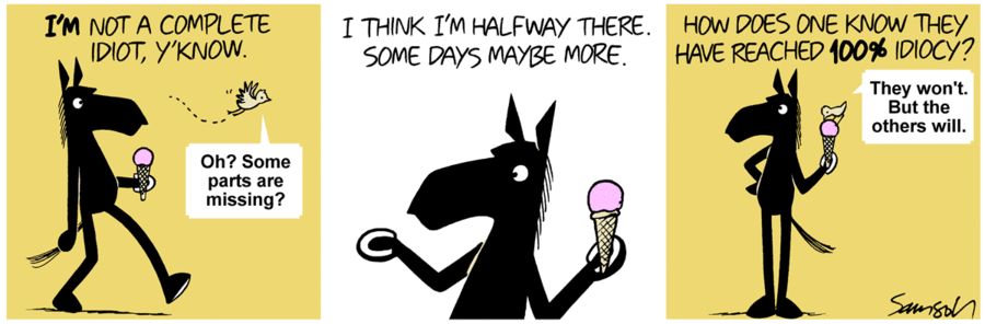 Dark Side of the Horse Comic Strip for February 28, 2020 