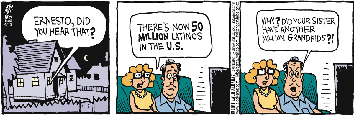 La Cucaracha Comic Strip for April 13, 2011 