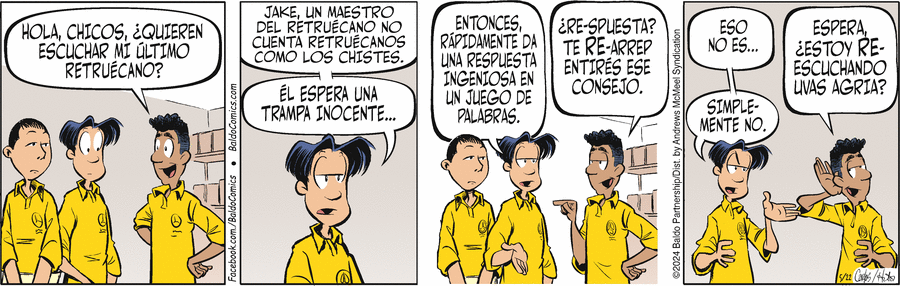 Baldo en Español Comic Strip for May 22, 2024 