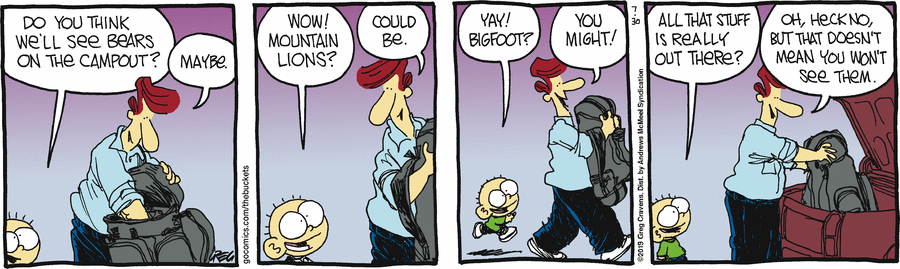 The Buckets Comic Strip for July 30, 2019 