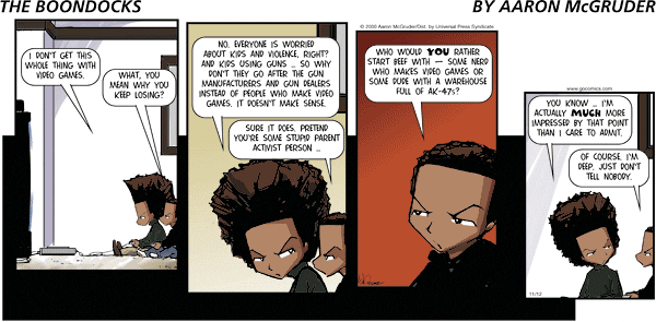 The Boondocks Comic Strip for June 15, 2014 