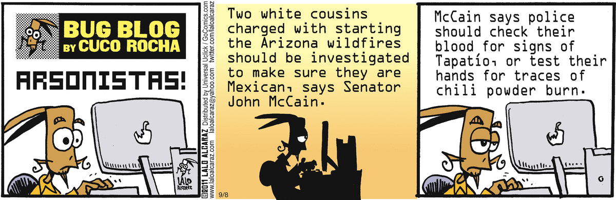 La Cucaracha Comic Strip for September 08, 2011 