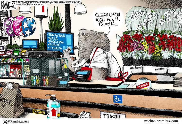 Michael Ramirez Comic Strip for February 14, 2025 