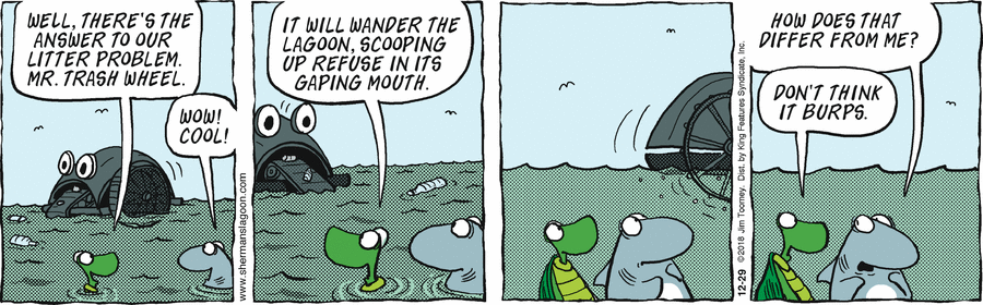 Sherman's Lagoon Comic Strip for December 29, 2018 
