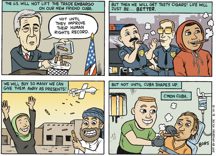 Matt Bors Comic Strip for August 19, 2015 