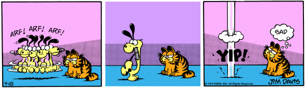 Garfield Comic Strip for April 18, 1979 