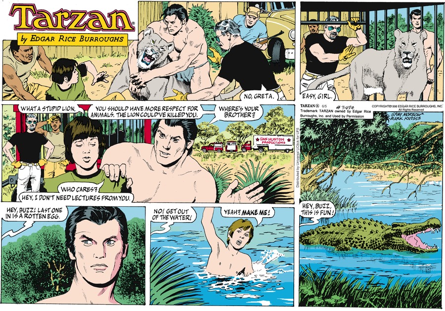 Tarzan Comic Strip for June 05, 2016 