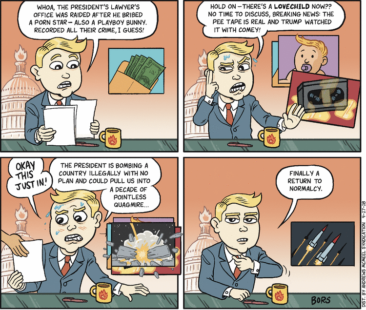 Matt Bors Comic Strip for April 17, 2018 