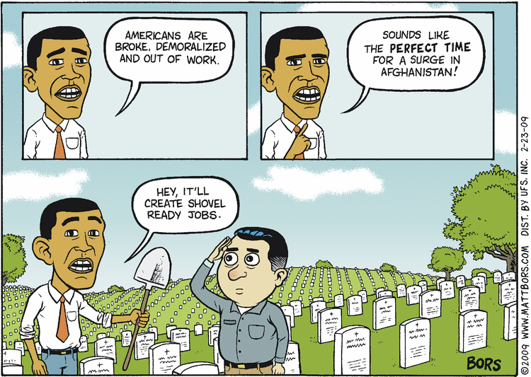 Matt Bors Comic Strip for February 23, 2009 