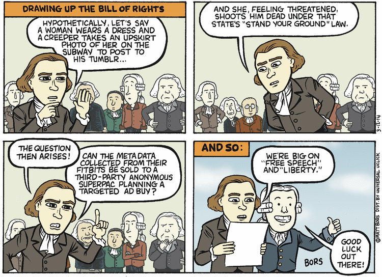 Matt Bors Comic Strip for March 12, 2014 
