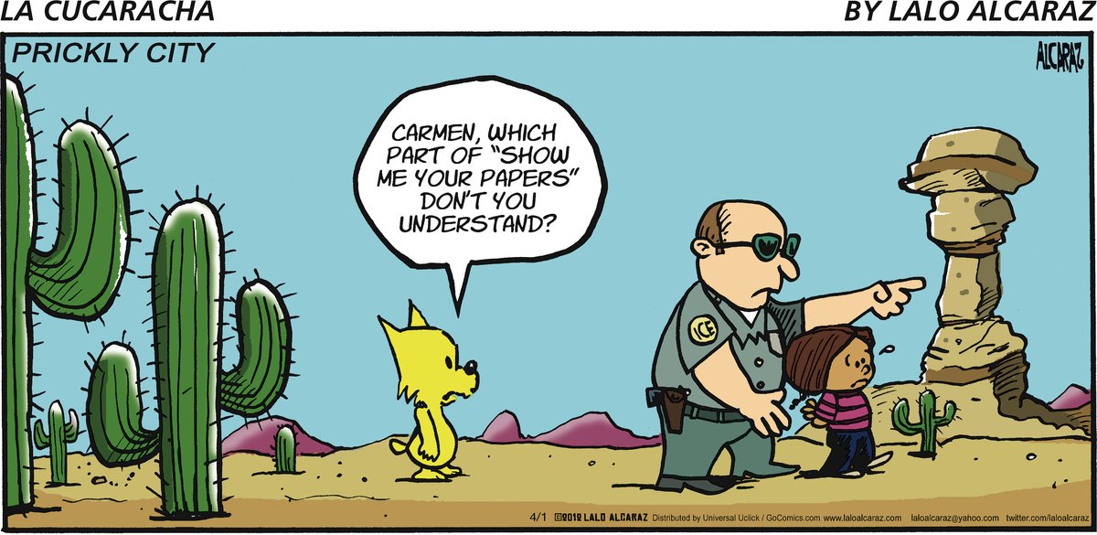 La Cucaracha Comic Strip for April 01, 2012 