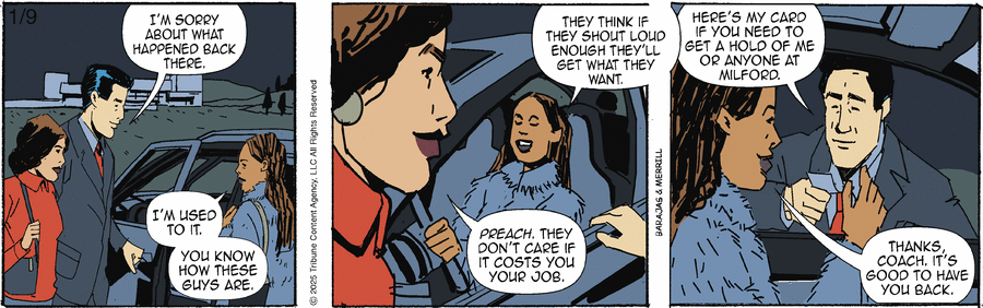 Gil Thorp Comic Strip for January 09, 2025 