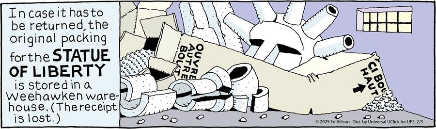 Unstrange Phenomena Comic Strip for February 03, 2025 