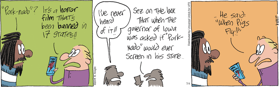 The Knight Life Comic Strip for July 04, 2014 
