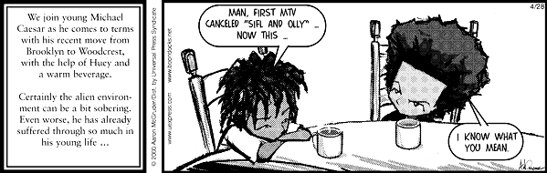 The Boondocks Comic Strip for November 30, 2007 