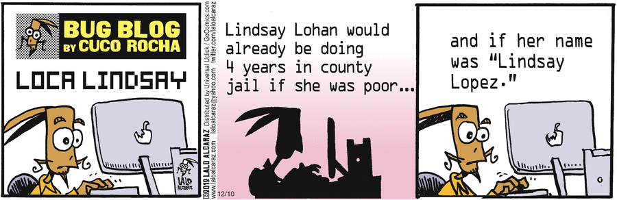 La Cucaracha Comic Strip for December 10, 2012 
