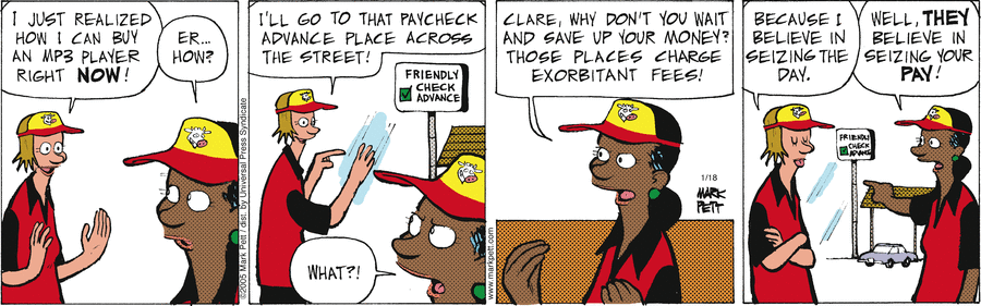 Lucky Cow Comic Strip for January 18, 2005 