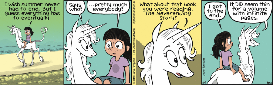 Phoebe and Her Unicorn Comic Strip for August 07, 2019 