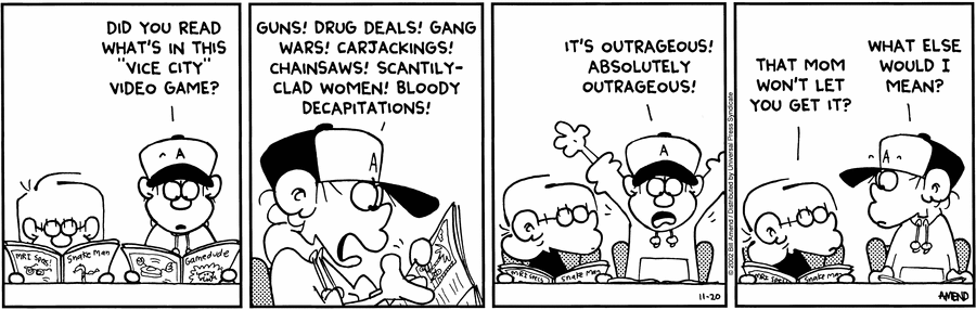 FoxTrot Comic Strip for November 20, 2002 