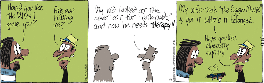 The Knight Life Comic Strip for July 05, 2014 