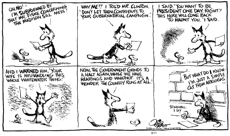 Pat Oliphant Comic Strip for March 11, 1994 