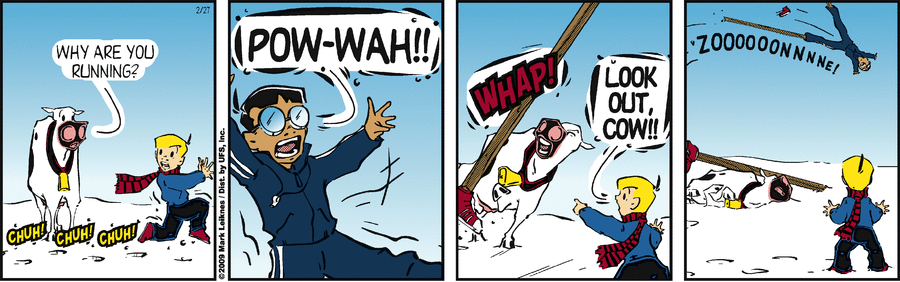 Cow and Boy Classics Comic Strip for February 27, 2009 