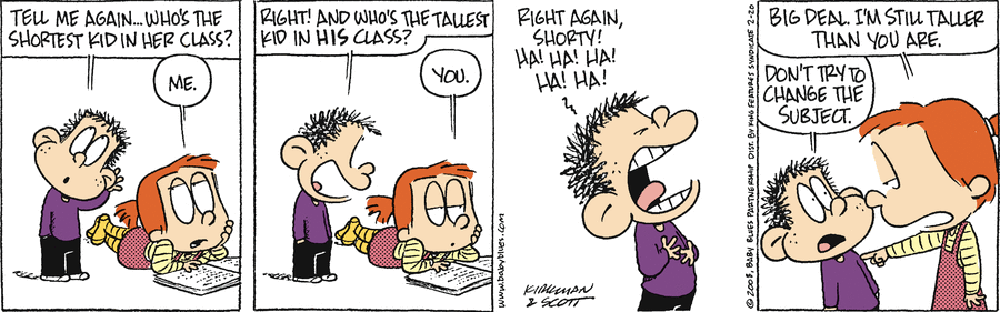 Baby Blues Comic Strip for February 20, 2008 