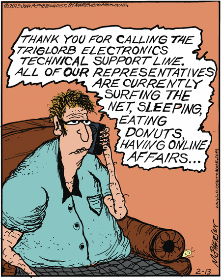 Close to Home Comic Strip for February 13, 2025 