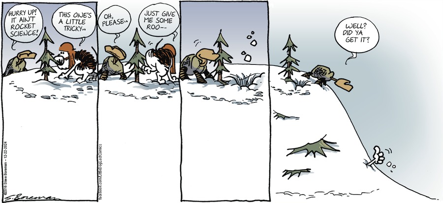 Little Dog Lost Comic Strip for December 22, 2024 