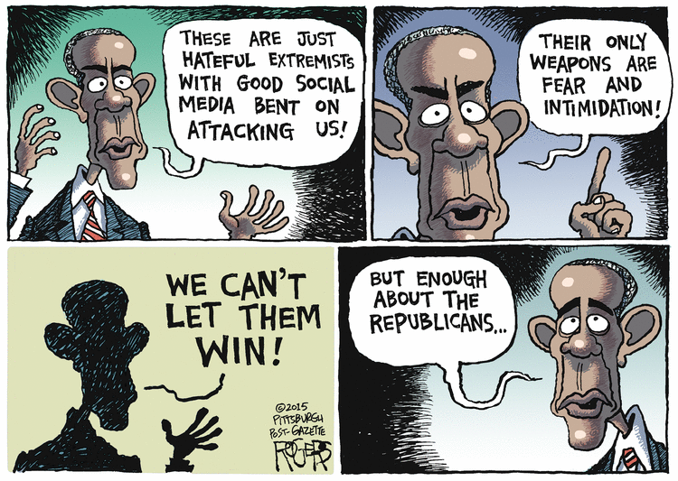 Rob Rogers Comic Strip for November 24, 2015 