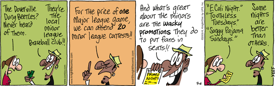 The Knight Life Comic Strip for July 06, 2009 