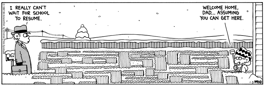 FoxTrot Classics Comic Strip for January 03, 2008 