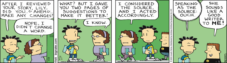 Big Nate Comic Strip for November 27, 2020 