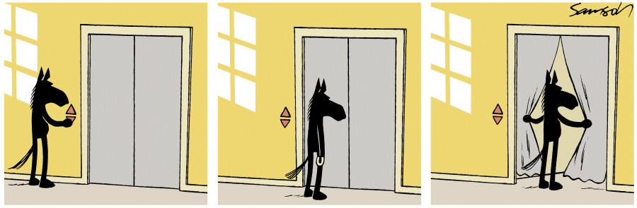 Dark Side of the Horse Comic Strip for April 01, 2013 