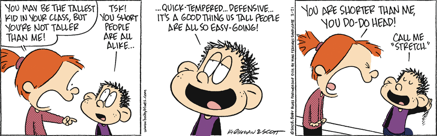 Baby Blues Comic Strip for February 21, 2008 
