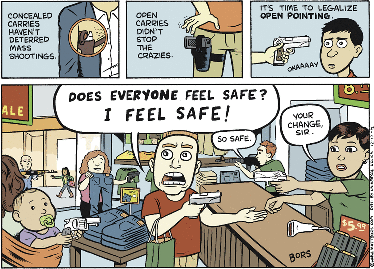 Matt Bors Comic Strip for December 17, 2012 