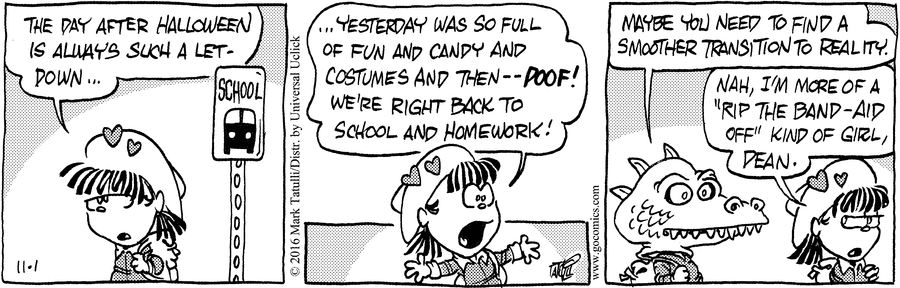 Heart of the City Comic Strip for November 01, 2016 