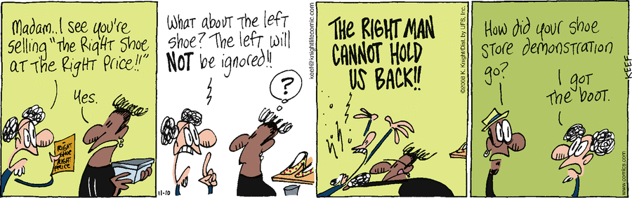 The Knight Life Comic Strip for November 10, 2008 