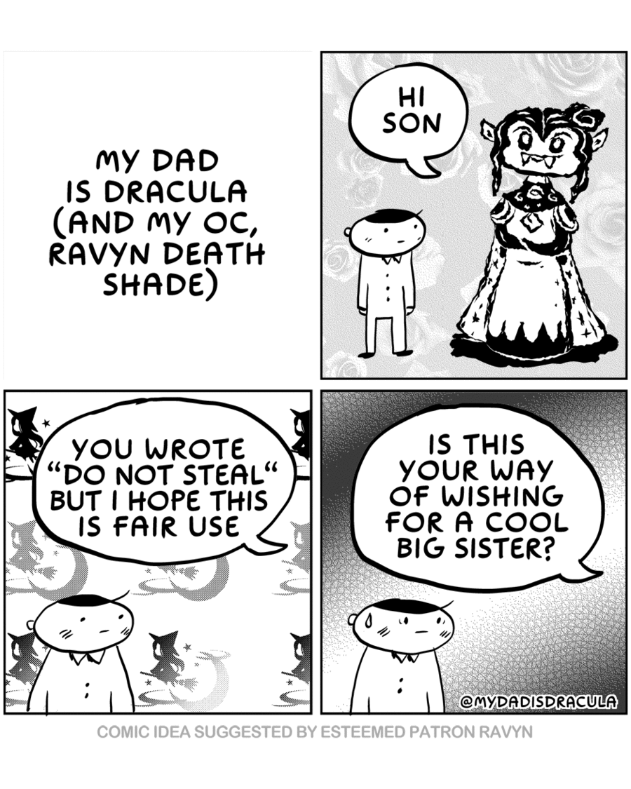 My Dad is Dracula Comic Strip for January 14, 2025 